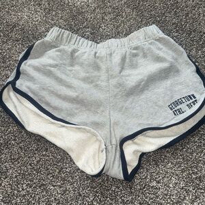 Brandy Melville Gray and Black Athletic Shorts